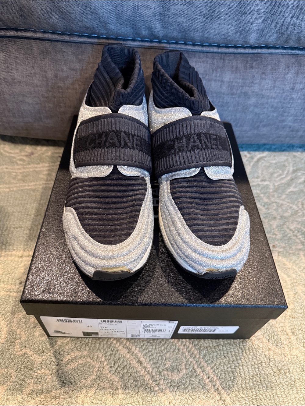 Chanel sneakers size 40 preowned